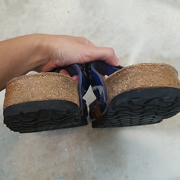 Birkenstock Blue Velcro Double Strap Sandal - Picture 7 of 10